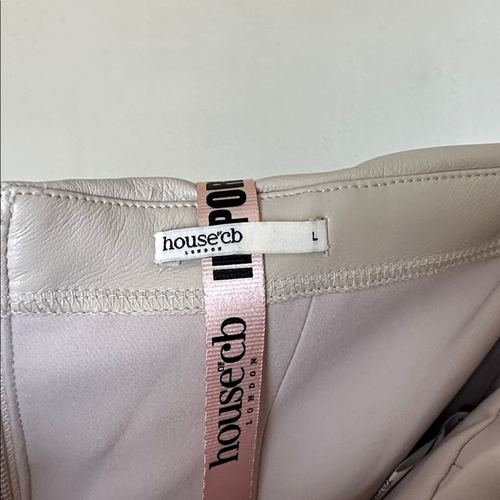 BNWT House of CB Cream Strapless Sweetheart Corset Crop Top - Picture 5 of 10